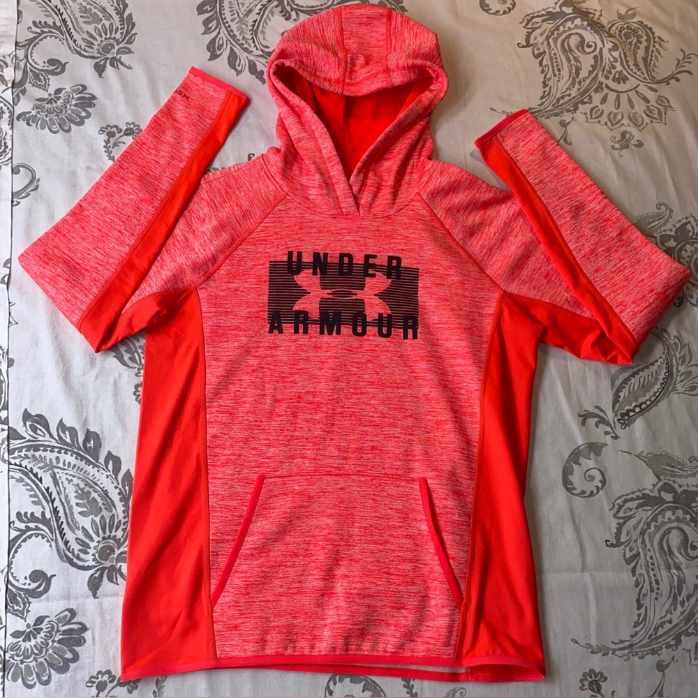 Under Armour Long Sleeve Hooded
SweatshirtNeon Orange MD‎